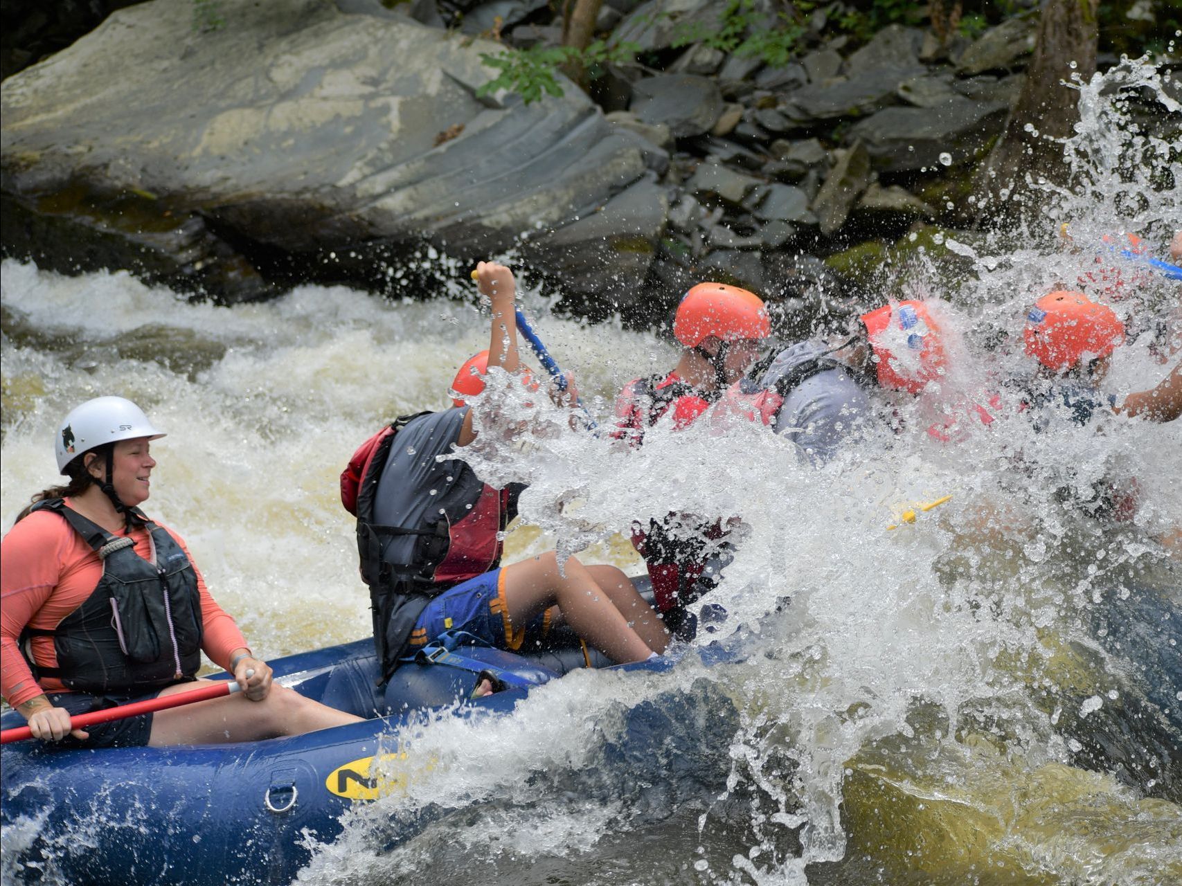 Upper Pigeon River White Water Rafting