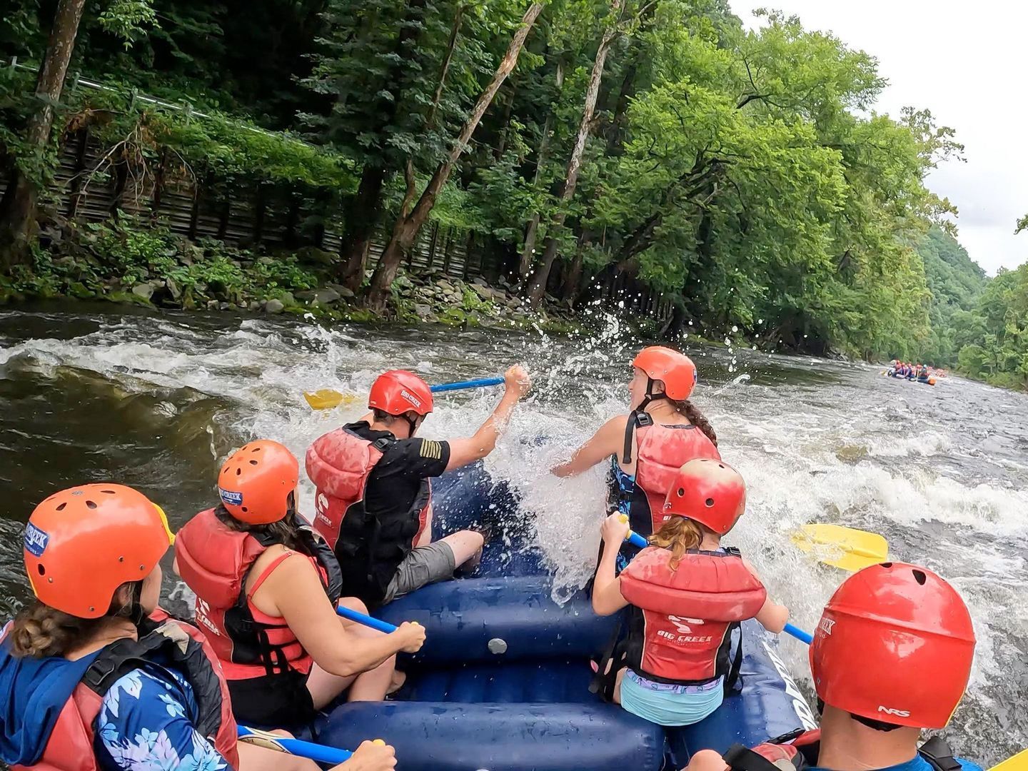 Upper Pigeon River White Water Rafting